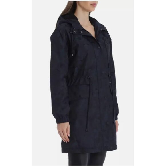 Anthropologie Avec Les Filles Star Camo Jacket Parka Sherpa Lined Long Length S - Picture 3 of 16